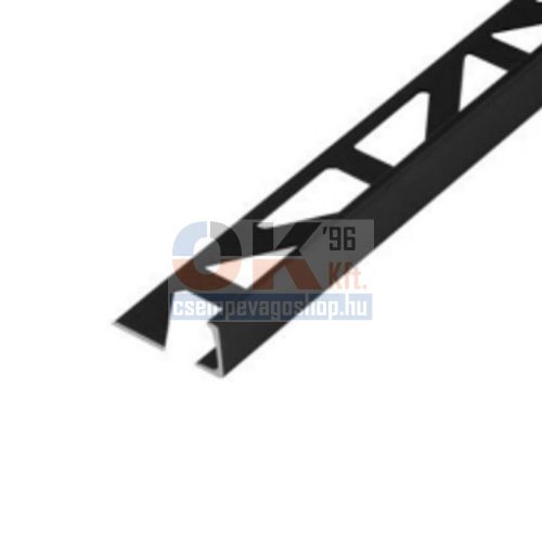 Dural L profil matt fekete élvédő 10mm / 250cm (dsae100sw250)