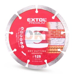 Extol Premium gyémánt vágótárcsa 125×22,2mm (e108712)