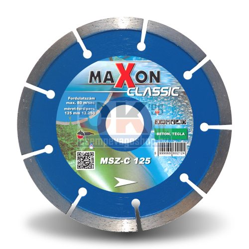 Diatech gyémánttárcsa MAXON CLASSIC szegmenses 125x22,2 mm (msz125c)