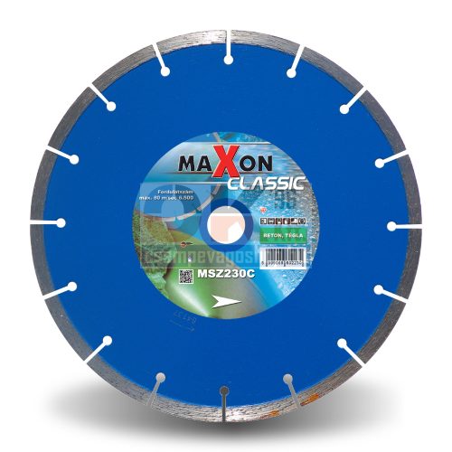 Diatech gyémánttárcsa MAXON CLASSIC szegmenses 230x22,2 mm (msz230c)