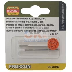   Proxxon gyémánt csiszolófej gömb, befogópatronos géphez 2,2mm (prx28232)