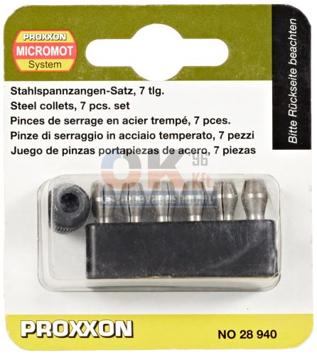 Proxxon befogópatron szett 28492 géphez 7db (prx28940)