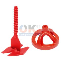   Rubi Cyclone Csavaros szintező 300db FEJ + 1000db TALP, 3mm fuga, 3-20mm laphoz (ru35946cs17)
