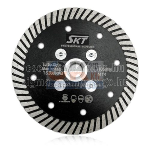 SKT 519 turbo gyémánttárcsa 230mm x M14 (skt519230)