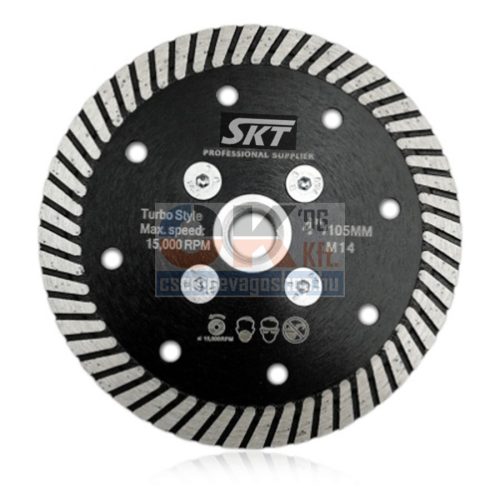 SKT 519 turbo gyémánttárcsa 125mm x M14 (skt519125)