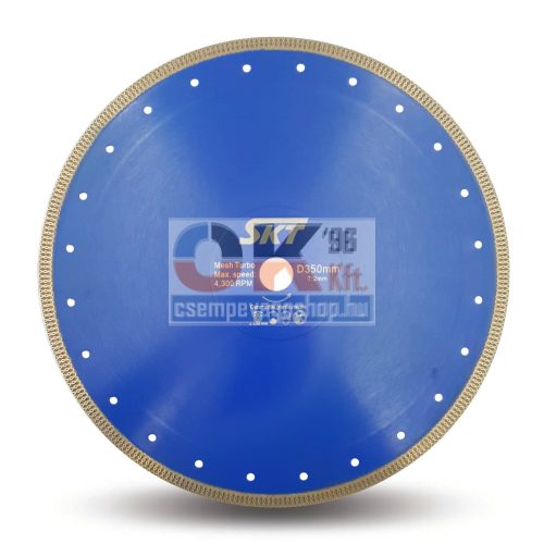 SKT 525 vékony gyémánttárcsa vizes vágáshoz 350×25,4mm (skt525350)