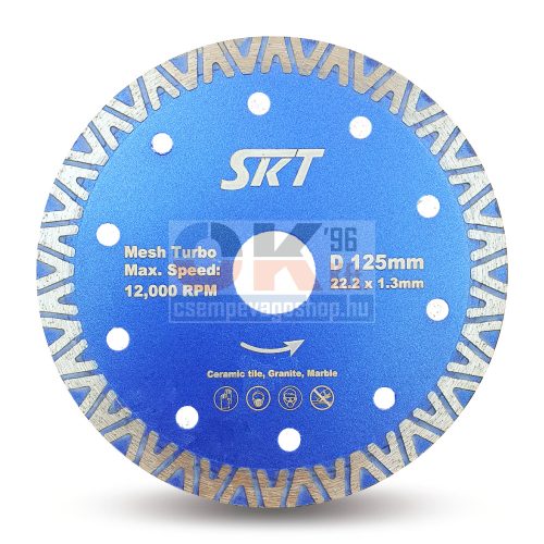 SKT PROFI vékony gyémánttárcsa száraz vágáshoz   105×22,2×1,2×10mm (skt529105)
