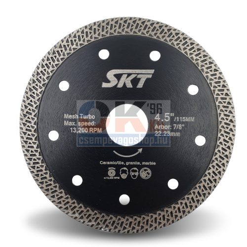 SKT 535 gyémánttárcsa száraz vágáshoz 115×22,2 mm (skt535115)
