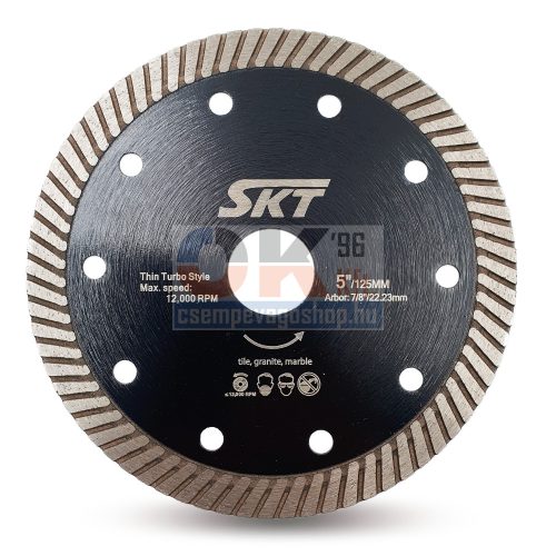 SKT 536 vékony gyémánttárcsa 125×22,2mm (skt536125)